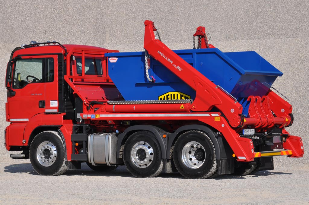 Meiller AK 16 skip loaders